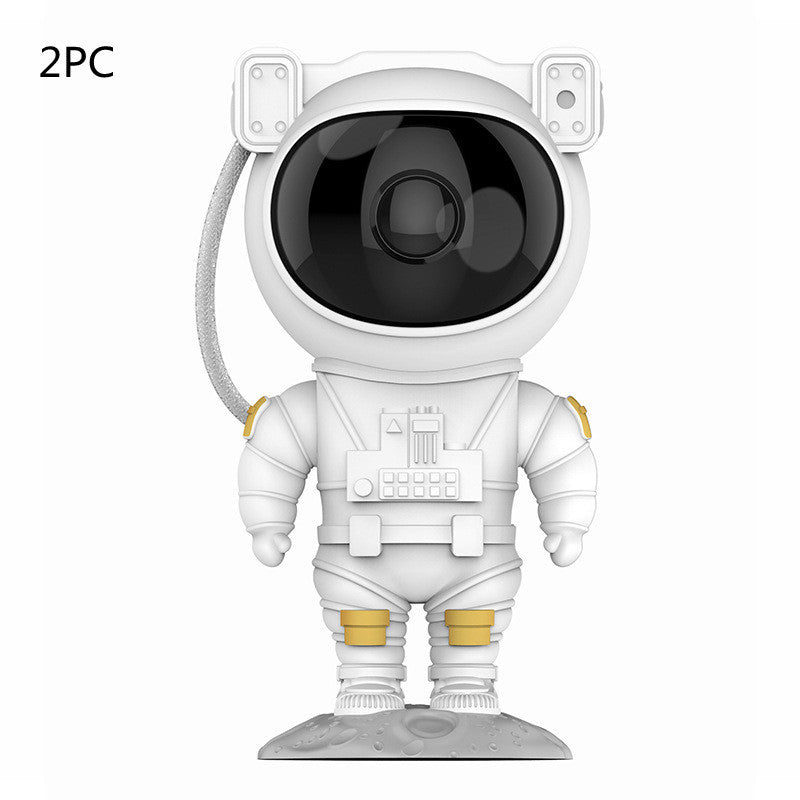 Astronaut creativo Galaxy Starry Sky Proyector Nightlight USB Atmósferor Lámpara de mesa de dormitorio