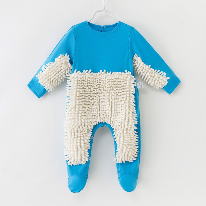 Baby Jungen Strampler Kleinkind Girl Mop Anzug Kinderkriechkleidung Baumwollkinder einteilige Langschläfe Jumpsuit