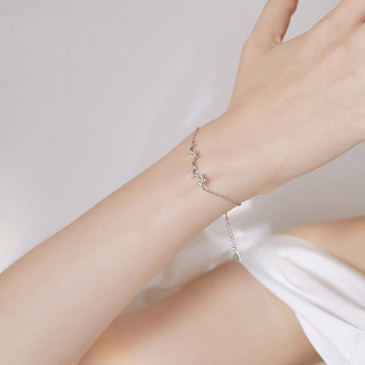 Bracelet étoilé féminin personnalité simple bijoux coréen
