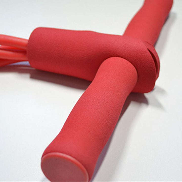 Natuurlijke latex voet pedaal elastisch trek touw met handgreep fitnessapparatuur bodybuilding expander