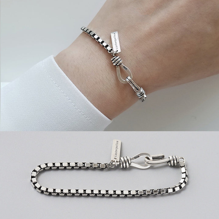 Braccialetto femminile bracciale argento