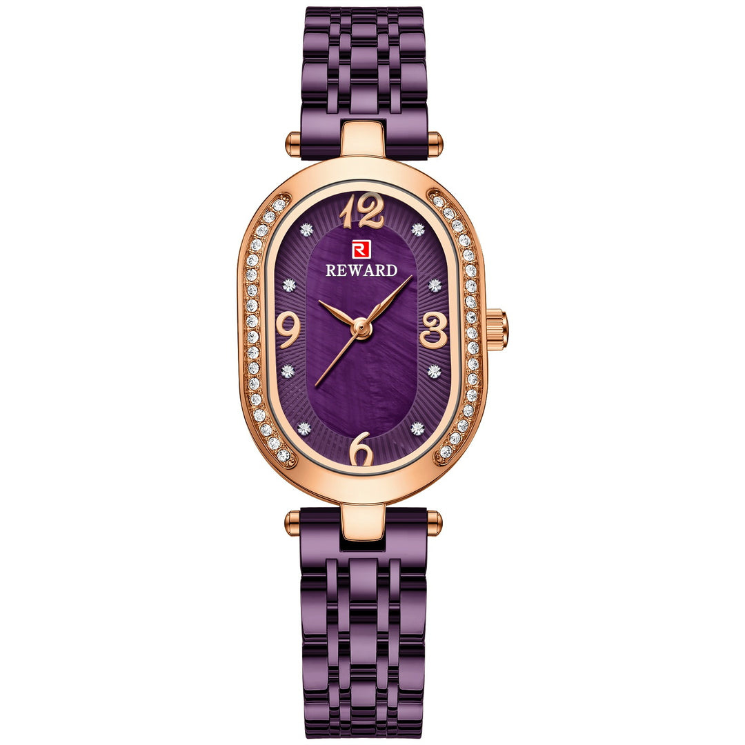 Elegante dame horloge met diamanten