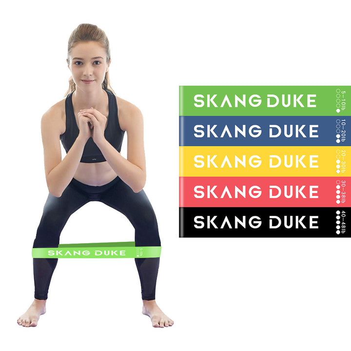 5 niveluri de rezistență la niveluri de cauciuc Benzi de antrenament yoga Benzi elastice