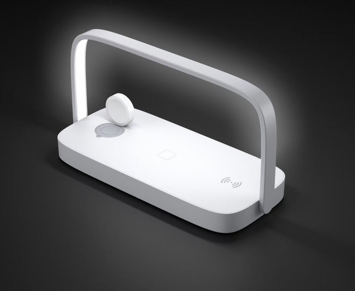 Üç-One Cep Telefon Kablosuz Şarj Cihazı Küçük Gece Lambası