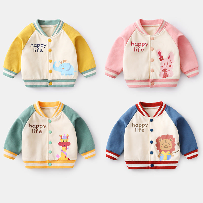 Ropa de primavera y otoño de la chaqueta de bebé, chaqueta para niños pequeños, ropa de niños