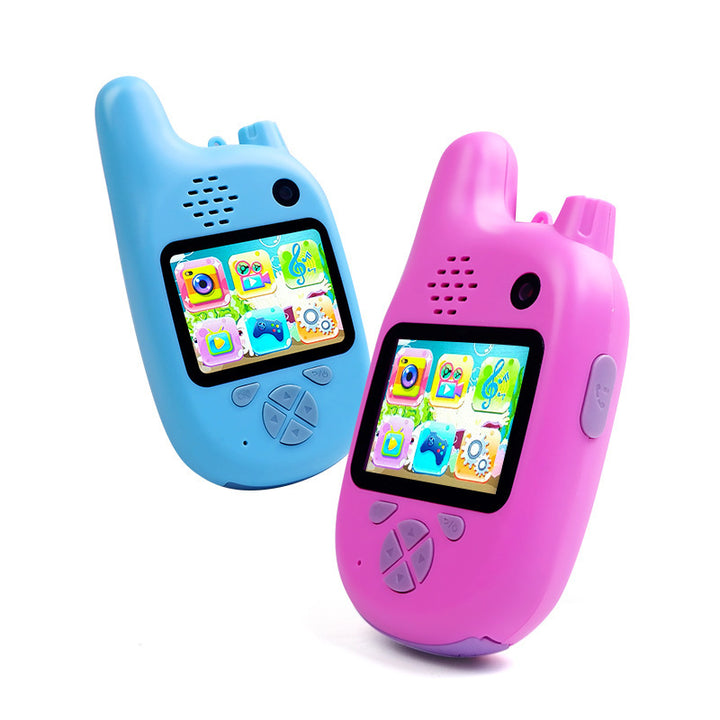 Walkie-Talkie-Kinderkamera-Spielzeug Mini HD Cartoon-Kameras