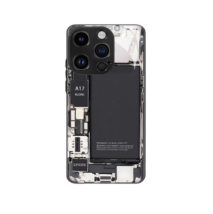 Internet Celebrity Circuit Board Phone Case Creative Comes With Lens Protector