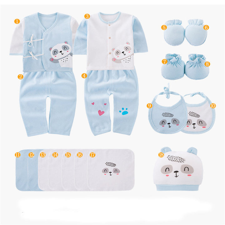 Coffret cadeau nouveau-né, ensemble de vêtements pour bébé en coton