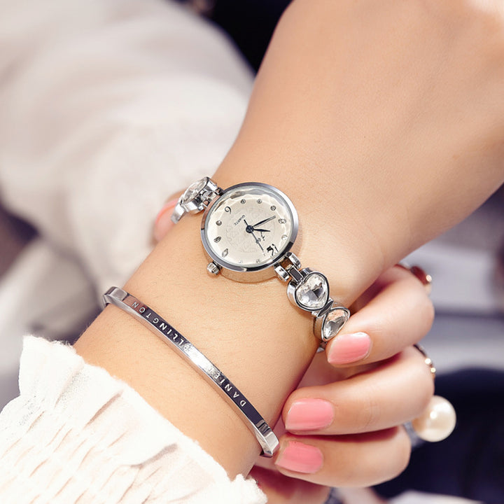 Rhinestone Fashion Women's Watch Quartz Steel Belt