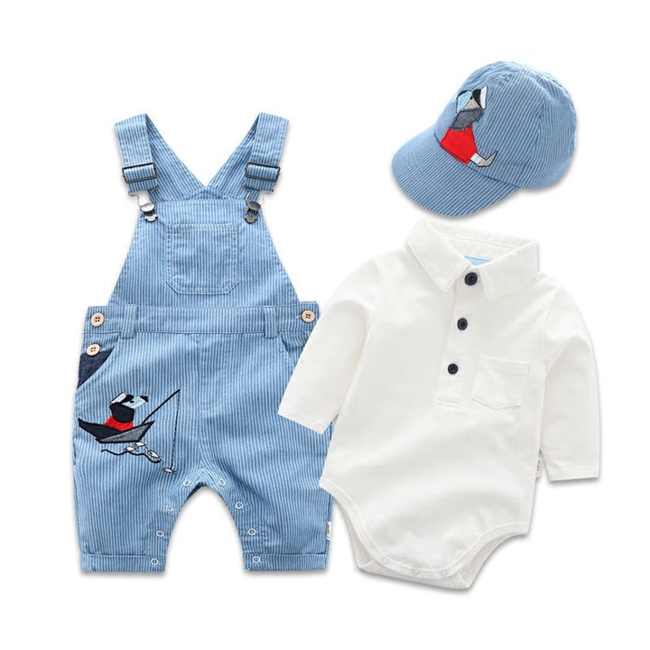 Spring And Autumn Children's Clothing New Baby Overalls Suit