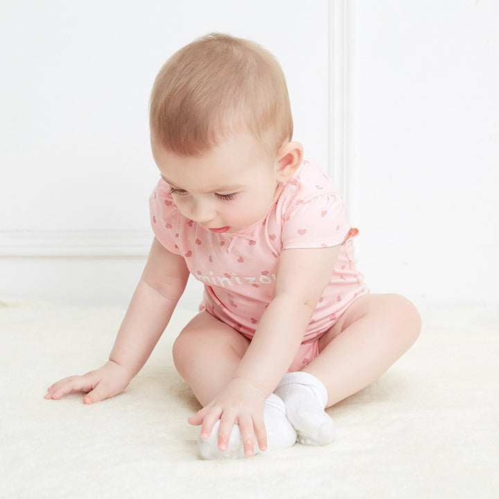 Bébé grenouillères pour filles à manches courtes vêtements bébé vêtements bébé