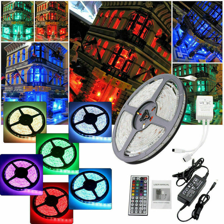 LED STRIP LUMIÈRES 5050 RVB Bluetooth Room Light Color Changer avec télécommande