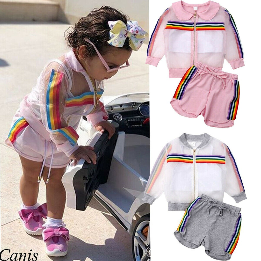 Jaqueta de verão de menina esportes de roupas infantis