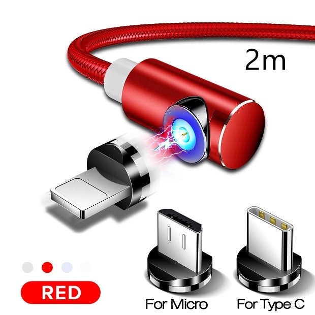 Manyetik Kablo Mikro USB Tip C Şarj Cihazı
