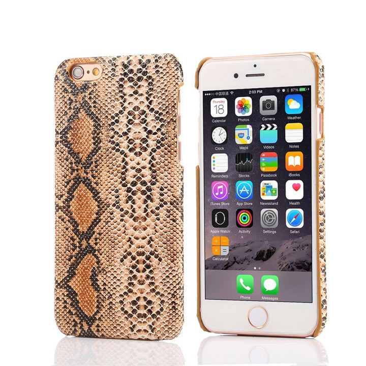 Kompatibel med kompatibel med relevant på iPhone7 Snake Skin Phone Case Snake Cover Snake
