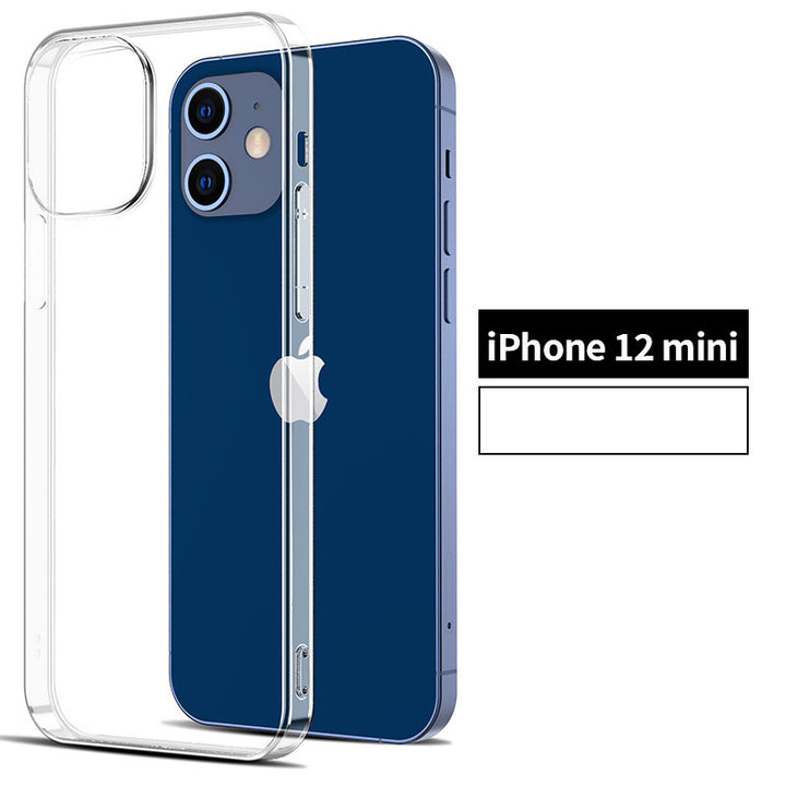 Compatible con Apple, compatible con Apple, iPhone 12 Case Silicone Anti Drop transparente