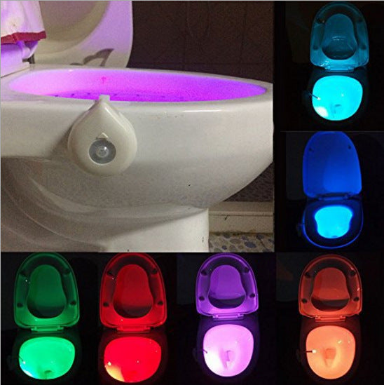 LED сензор Светлина Нова тоалетна светлина нощна светлина
