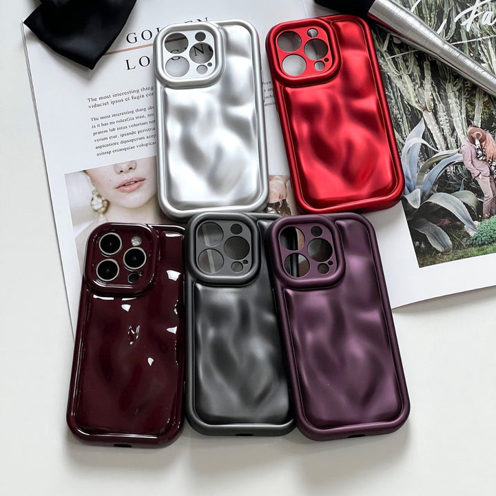 Solid Color Meteorite Patterned Phone Case