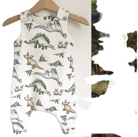 Baby Jumpsuit Babyanzug Dinosaurier -Jumpsuit Kriechender Anzug