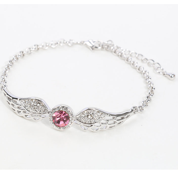 Oostenrijkse kristallen armband Angel Wings Diamond Jewelry