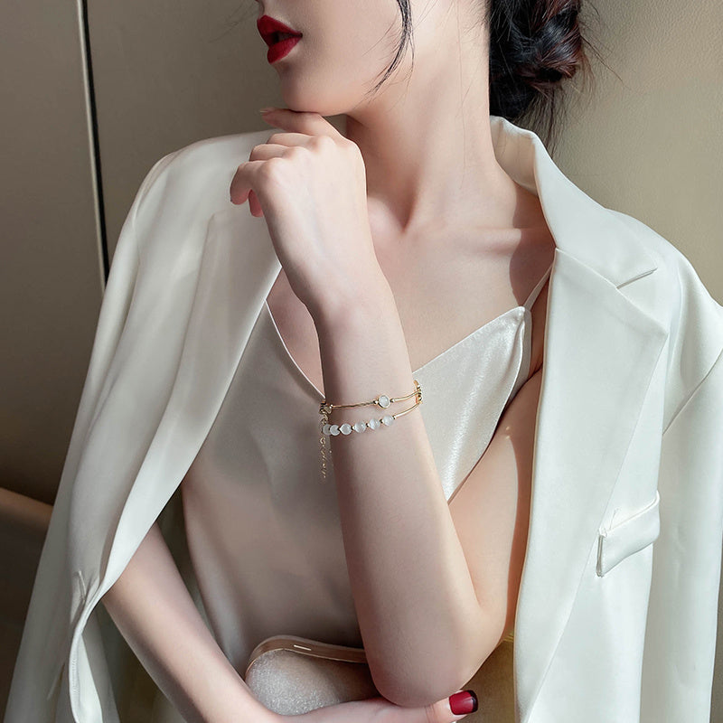 Niszowa design opal miłosna bransoletka kobiet