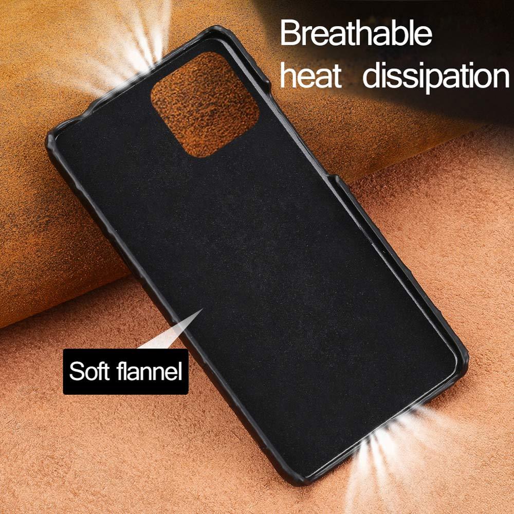 Compatibel met Apple, Geschikt voor iPhone12Pro Mobiele telefoonhoes Leather Case Head Layer Cowhide Protective Cover