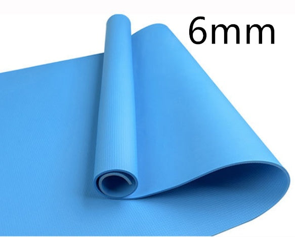Mat de yoga compuesta de fitness súper suave de fitness 4 mm 6 mm