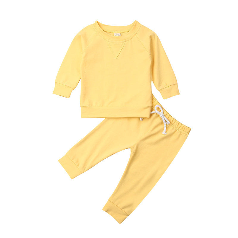 Vauva kevät- ja syksyn vaatteet vauvavaatteet unisex puku
