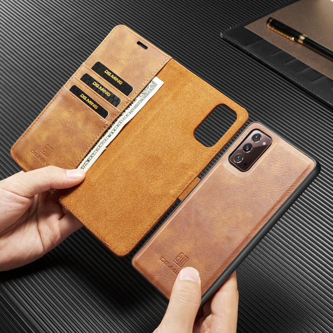 Mobile Phone Protective Cover Split Leather Case