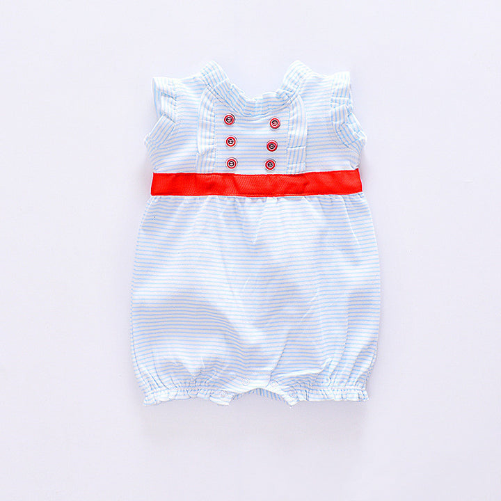 Sommar ärmlösa babykläder