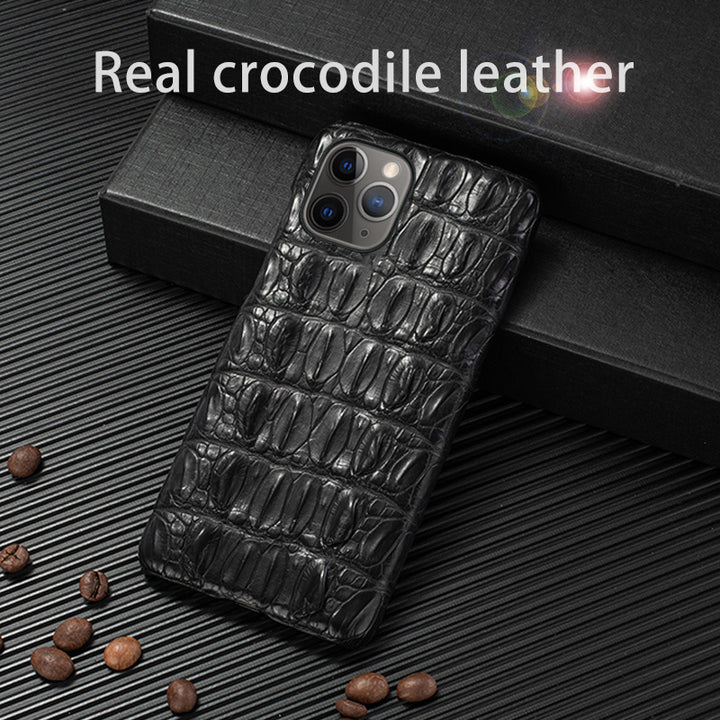 Compatible with Apple , Limited Edition New Half-Pack Anti-Fall Leather Protective Case