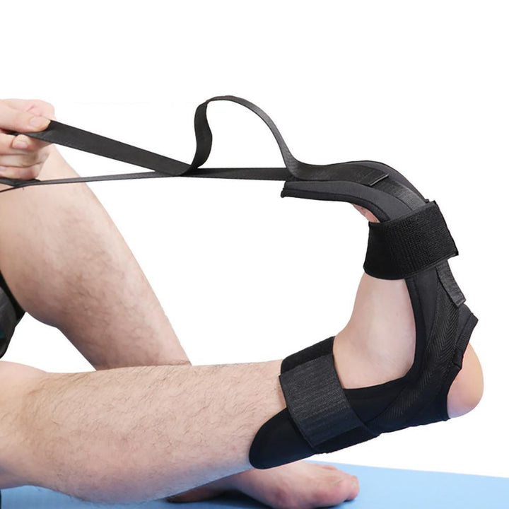 اليوغا الرباط تمتد حزام قطرة القدم السكتة الدماغية شلل نصفي إعادة التأهيل حزام الساق التدريب القدم الكاحل المشترك تصحيح الأقواس