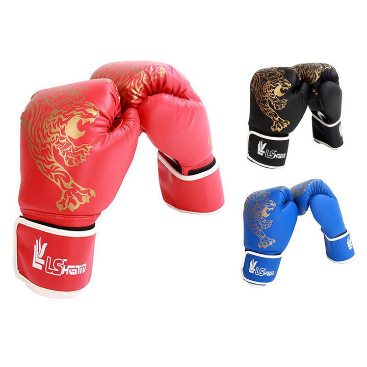 Mănuși de box cu tigru cu flacără mănuși de antrenament de box