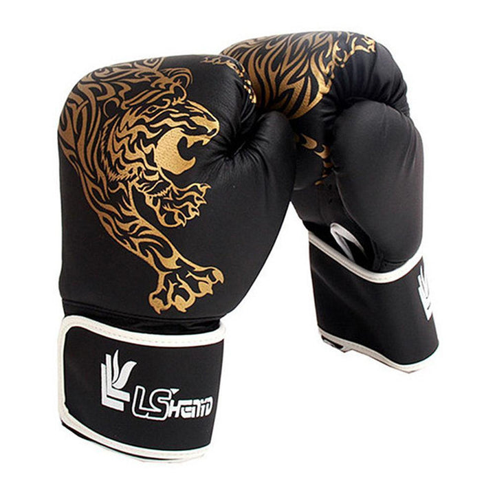 Guantes de boxeo de tigre de llama guantes de entrenamiento de boxeo