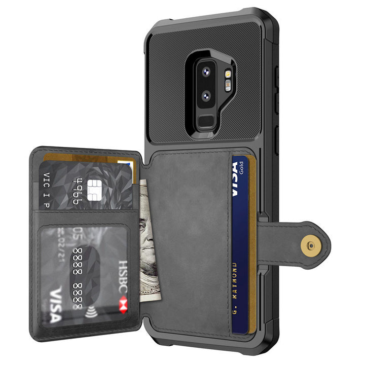 Kompatibilis az Apple, a luxus PU bőr pénztárca tokjával a Samsung Galaxy S10 S9 Plus -hoz az iPhone 6 6s 7 8 Plus xs XR XX Max Case Wallet Flip borítóhoz