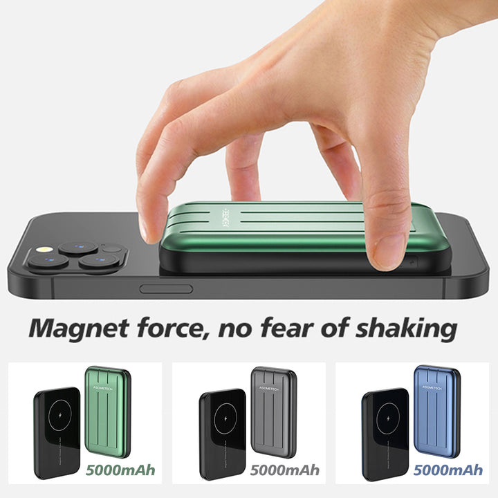 Încărcător fără fir Magnetic Power Bank 5000mAh Powerbank