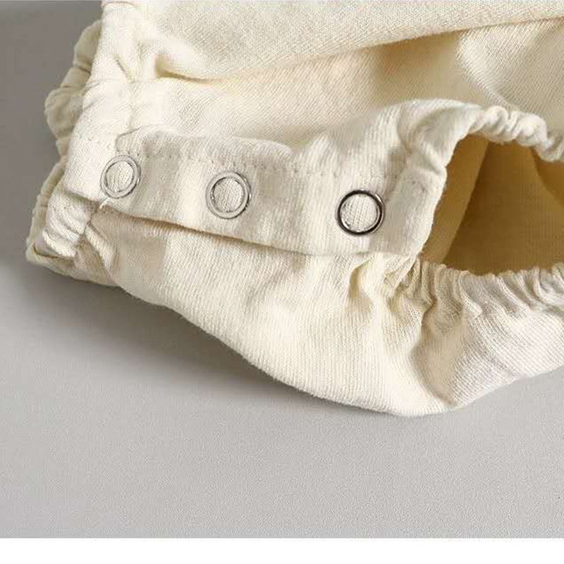Letter Triangle Romper Short-sleeved Baby Romper Jumpsuit