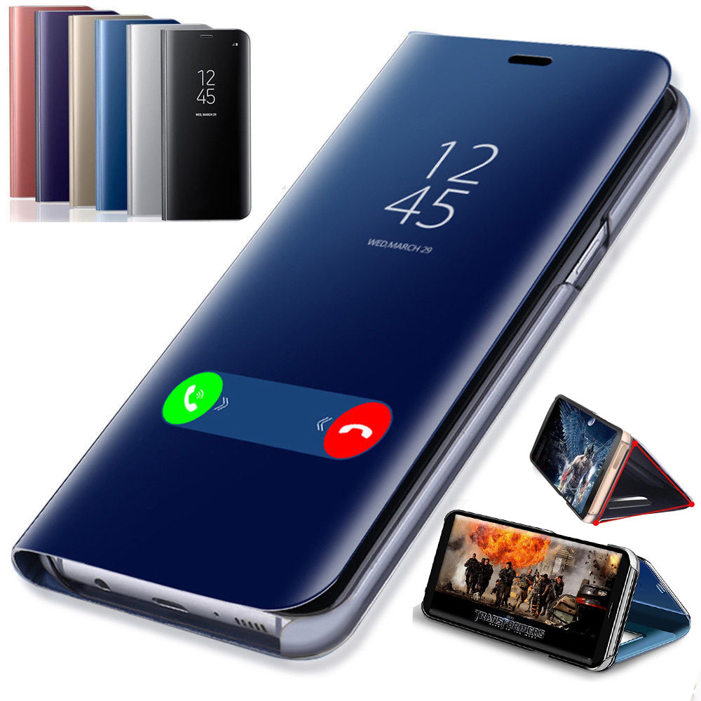 Mirror Flip Case para Galaxy A50 A51 A21S A71 A20 A1