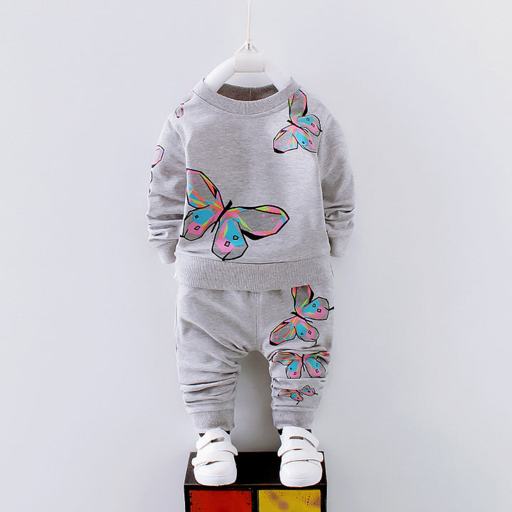Boys And Girls Spring And Autumn Leisure Suits, Children's Warm Suit Sets