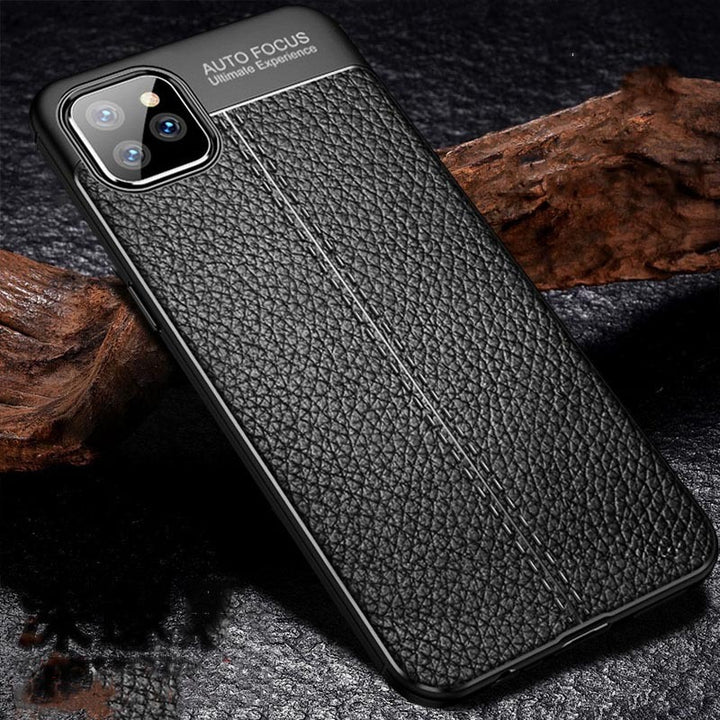 Protective Cover Leather Frosted Imitation Leather High-Grade Anti-Fall Soft Shell Male