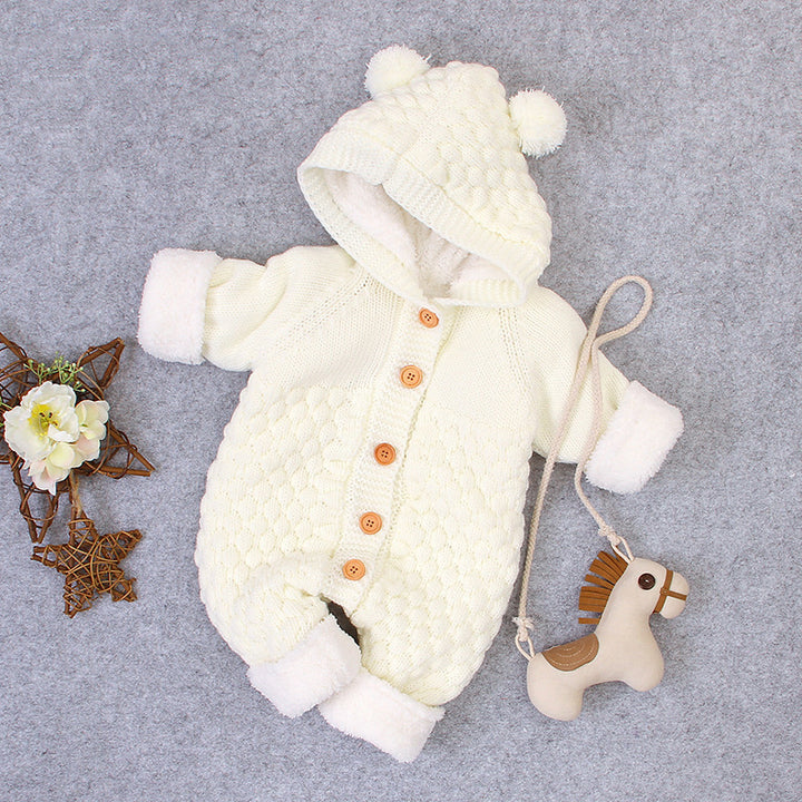 Vêtements de bébé en tricot de combinaison de combinaison et d'automne de combinaison