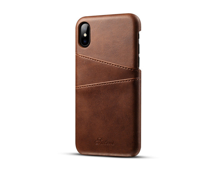 Compatible avec Apple , Étui de téléphone Business Case de téléphone en cuir protecteur
