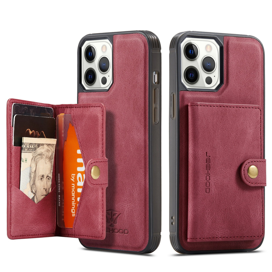 Phoneretro Magnetic-Absorbing Splot Card Case Cash Case Case Flip защитная крышка