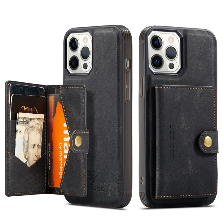 Phoneretro Magnetic-Absorbing Splot Card Case Cash Case Case Flip защитная крышка