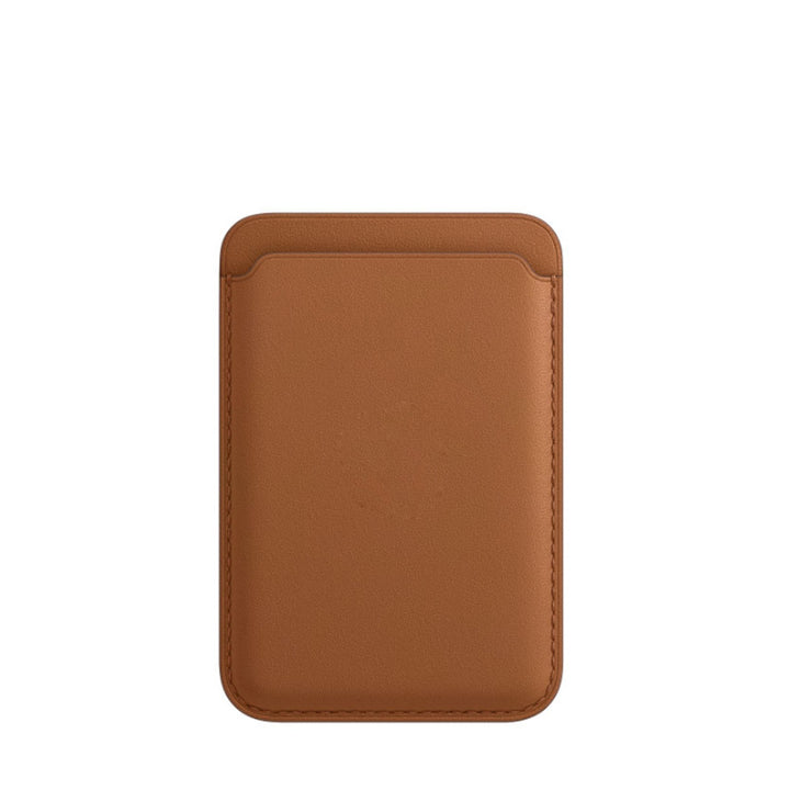 Compatibil cu Apple, carcasă de protecție a telefonului mobil aplicabil înapoi cu suport pentru card magnetic din piele card magsafe
