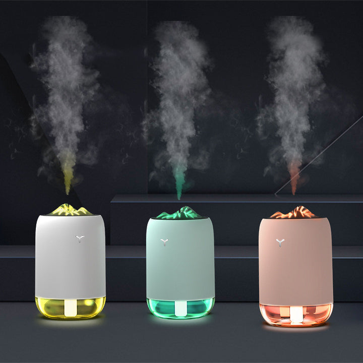 Magic Flame luftfukter Hjemmebil forstøver Mini Aroma Diffuser Desktop Hjemmekontor Suppler