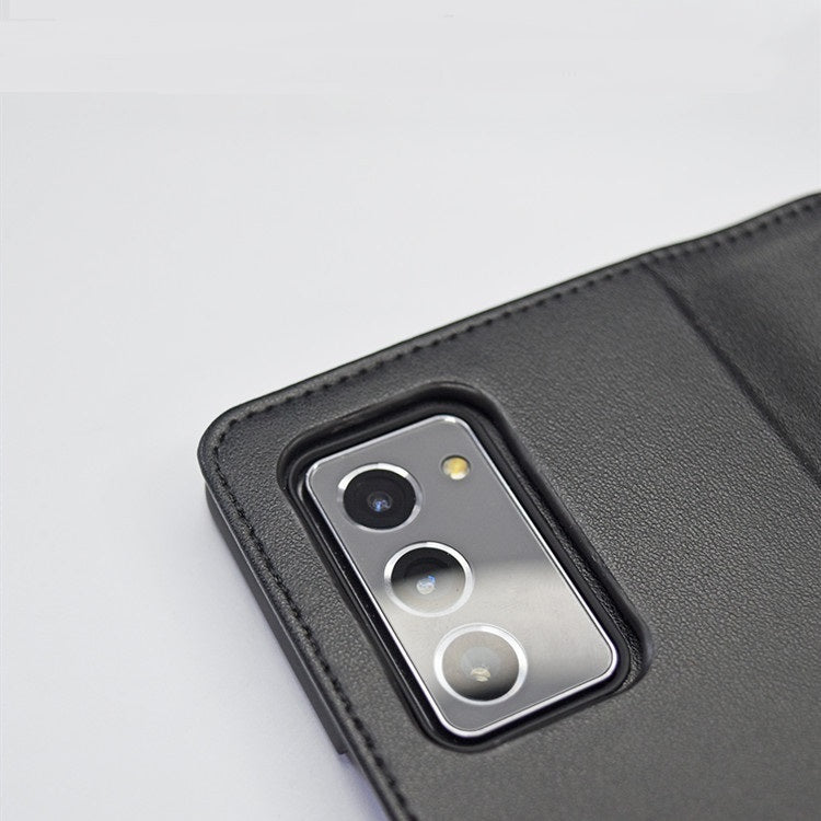 Samsung Z Flip2 Couvercle Flip Fold2 Split Two-in-One Anti-Fall Flip Leather Case