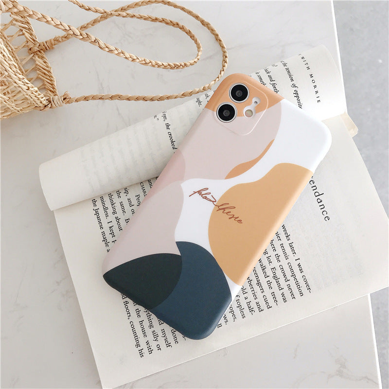 Creatieve kleur matching Frosted Mobile Phone Case
