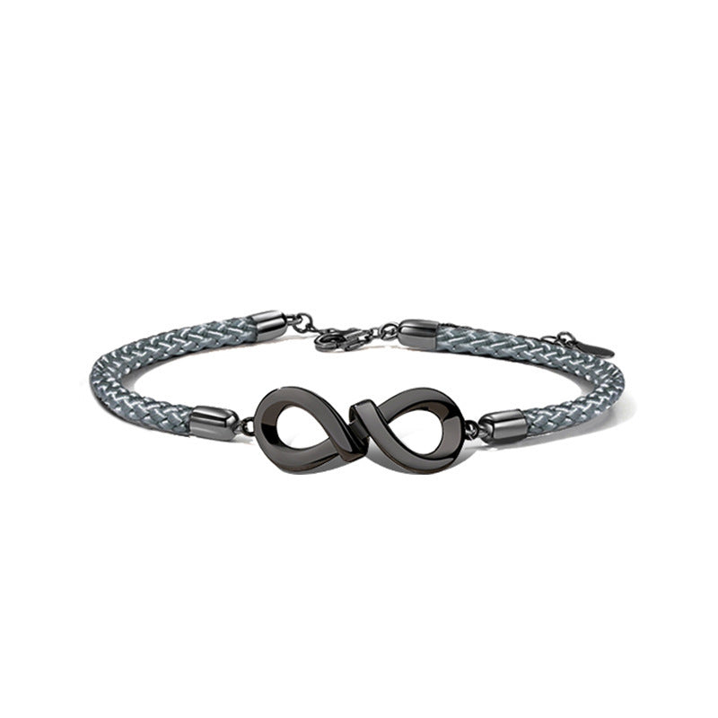 925 Sterling Silber Mobius Paararmband