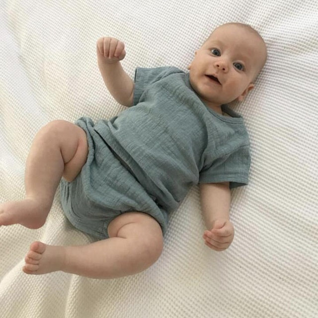 Baby pojke barn kläder sommar spädbarn småbarn skjorta shorts